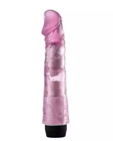 Vibrador 20 cm Jelly cor-de-rosa - YOJ-027PK