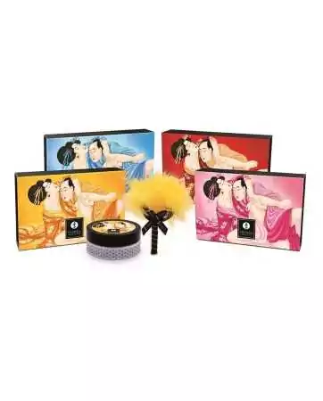 Mango body powder set with matching feather duster - CC1035