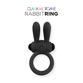Rabbit Ring Clara Morgane - Noir - Oralove