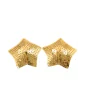 Ein Paar selbstklebende Nippelabdeckungen Stern Glitter Sequin Gold - NP-2016