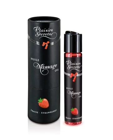 Huile de massage gourmande - Fraise