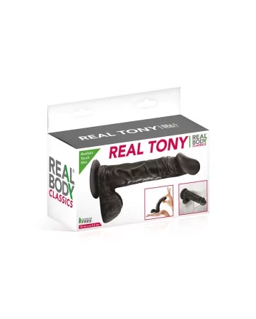 Realistic dildo 18 cm - Real Tony Black