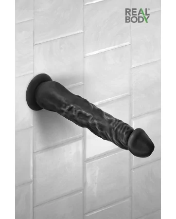 Realistic dildo 21 cm black - Real Justin