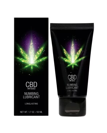 Lubrifiant retardant eau et CBD 50ml