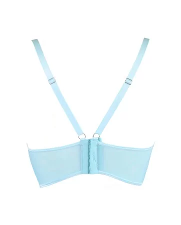 Blue lace bra V-10121 - Axami