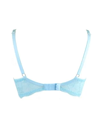 Blue lace bra V-10131 - Axami