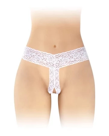 Anita open thong white -...