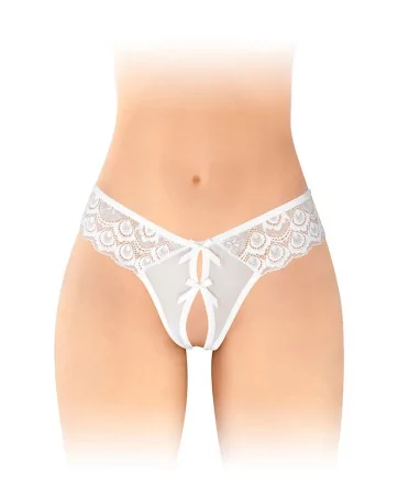 Alicia open thong white -...