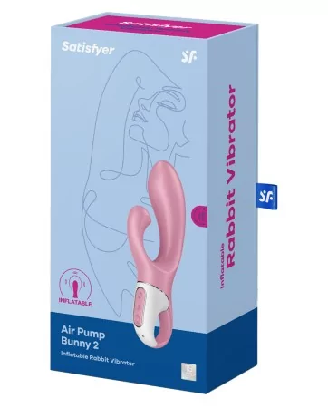 Inflatable vibro Satisfyer Air Pump Bunny 2