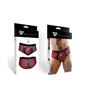 Zip shorty in zebra tulle - Regnes