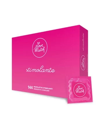 144 Love Match textured condoms