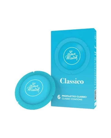 6 Love Match classic condoms