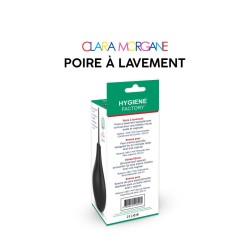 Poire à lavement Clara Morgane - Noir