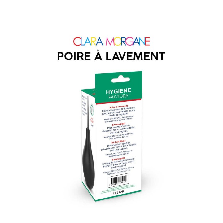 Poire à lavement Clara Morgane - Noir - Oralove