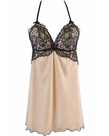 Nuisette en jersey beige V-10539 - Axami