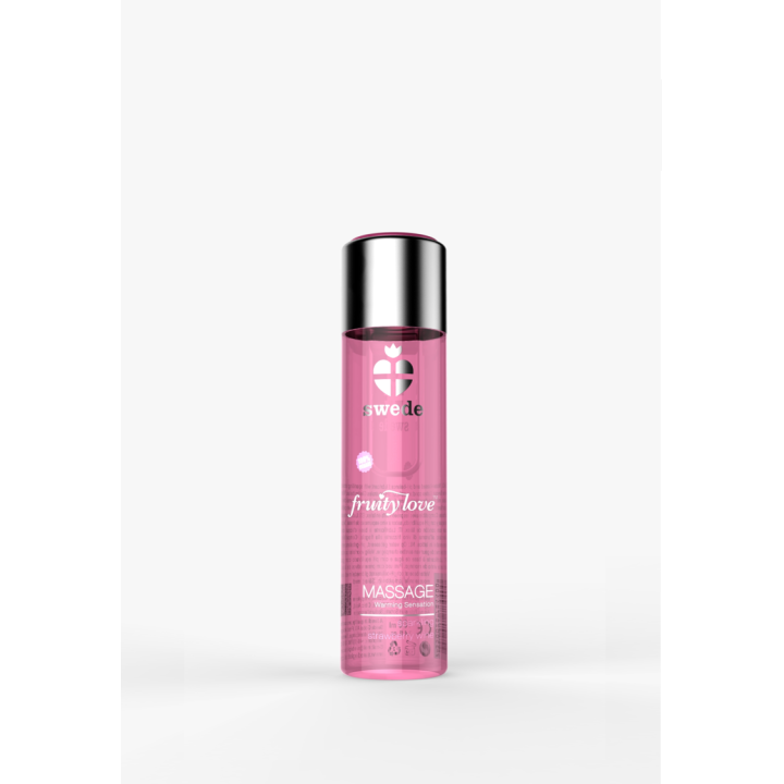 Huile de massage - Vin pétillant à la Fraise - 60 ml - Oralove