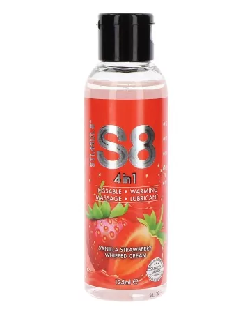 Lubrifiant S8 4 en 1 gout fraise 125ml