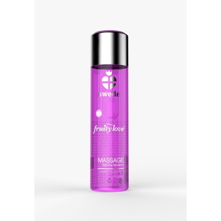 Huile de massage - Framboise Rhubarbe - 120 ml - Oralove