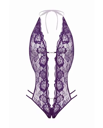 Body string ouvert Renee violet - Christine