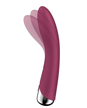 Spinning Vibe 1 red G-spot USB vibrator Satisfyer - CC597855