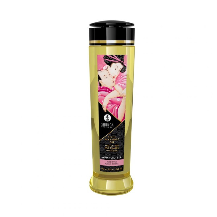 Huile de massage érotique - Aphrodisia - Rose - 240 ml - Oralove