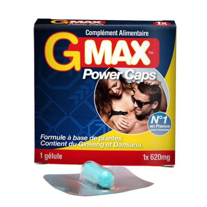 Gmax Power Caps Homme - 1 gélule - Oralove