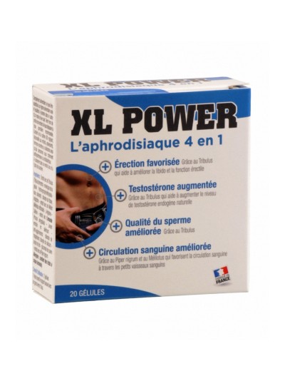 XL Power (20 gélules) - Aphrodisiaque