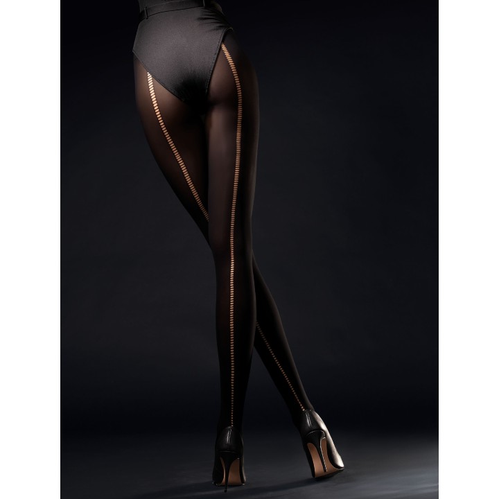 Wild Side Collants 60 DEN - Noir - Oralove