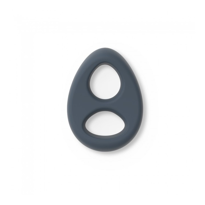 Cockring Liquid-soft ultra doux - Gris - Oralove