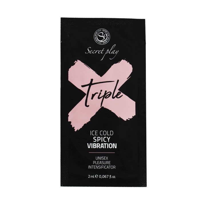 Monodose Triple X plaisir intensifiant 2ml 3659 - Oralove