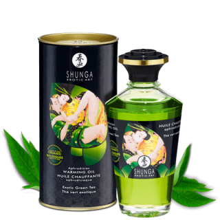 Huile aphrodisiaque organique - Thé vert exotique - Oralove