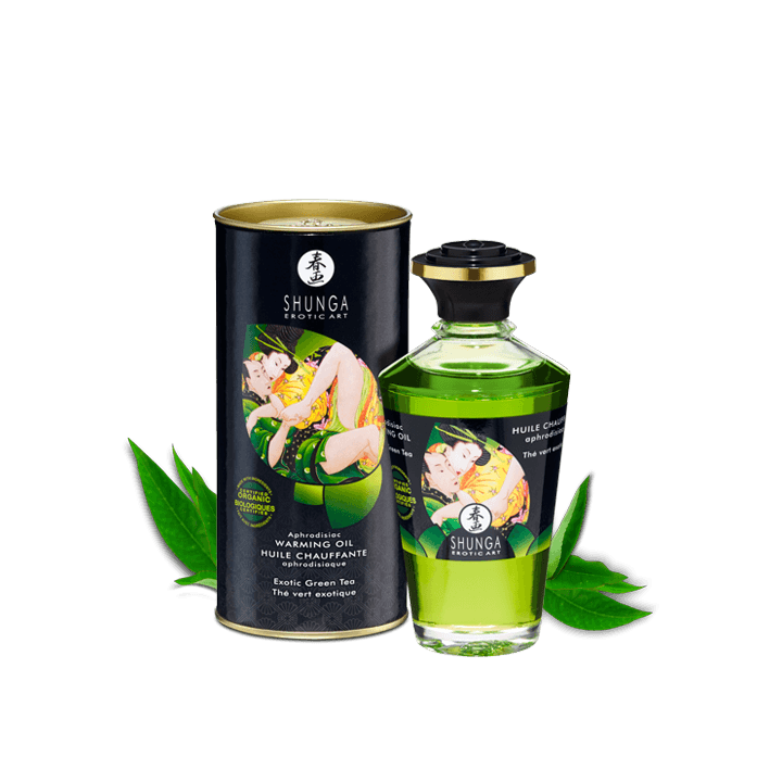 Huile aphrodisiaque organique - Thé vert exotique - Oralove