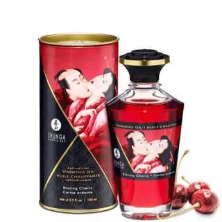 Huile chauffante aphrodisiaque - Cerise ardente 100ml - Oralove