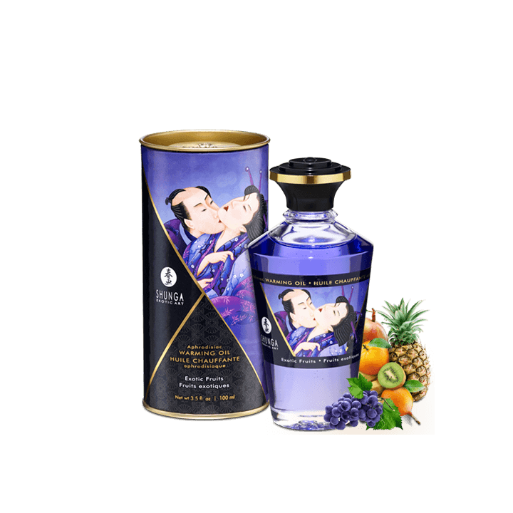 Huile chauffante aphrodisiaque - Fruits exotiques 100ml - Oralove