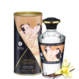 Huile chauffante aphrodisiaque - Vanille fétish 100ml - Oralove