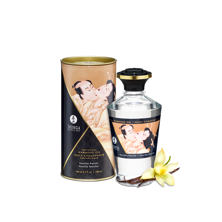 Huile chauffante aphrodisiaque - Vanille fétish 100ml - Oralove