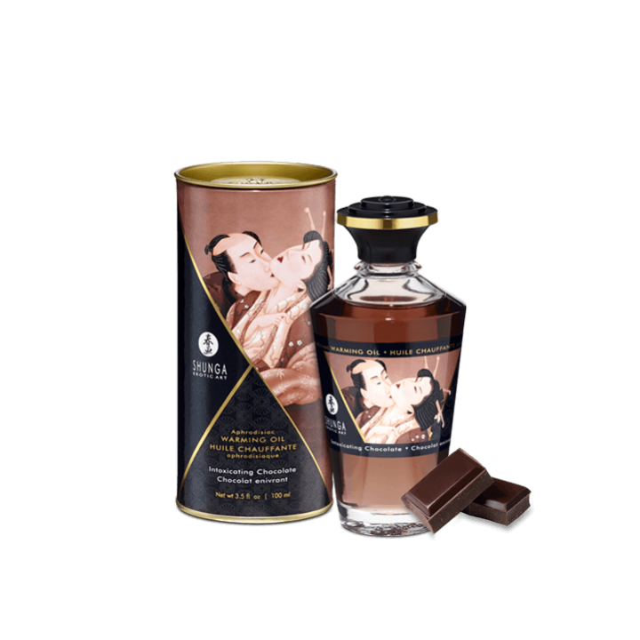 Huile chauffante aphrodisiaque - Chocolat enivrant 100ml - Oralove