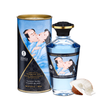 Huile chauffante aphrodisiaque - Frissons de coco 100ml - Oralove