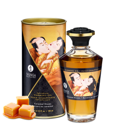 Huile chauffante aphrodisiaque - Baisers caramel