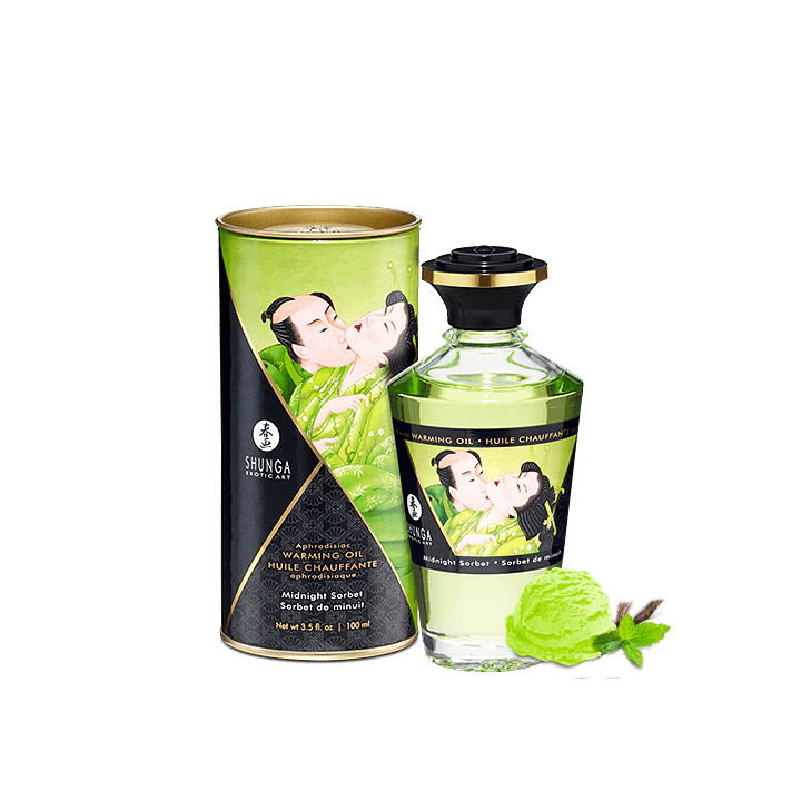 Huile chauffante aphrodisiaque - Sorbet de minuit 100ml - Oralove