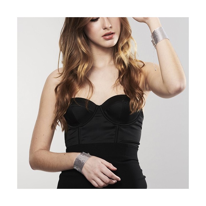 Desir Métallique - Menottes Bracelets - Argent - Oralove