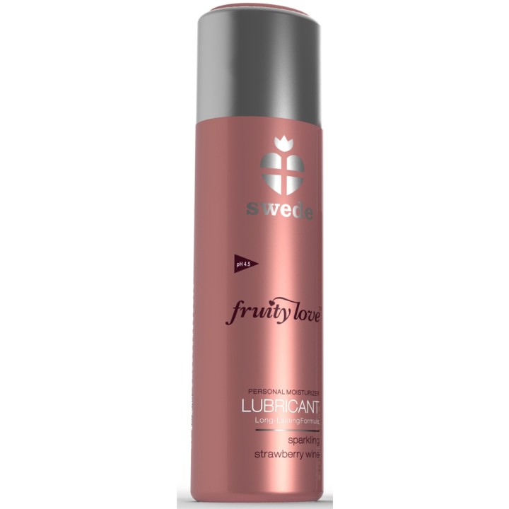 Lubrifiant Vin pétillant à la Fraise - 100 ml - Oralove