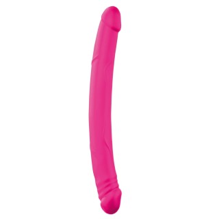 Gode Real Double Do Magenta - Rose - Oralove