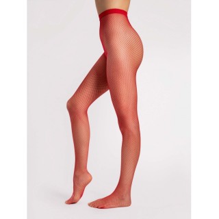 Greta Collants - Rouge - Oralove