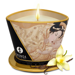 Bougie de massage lueur et caresses - Désir Vanille - Oralove