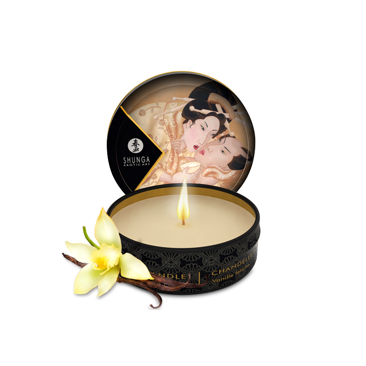 Mini bougie de massage - Désir Vanille - Oralove