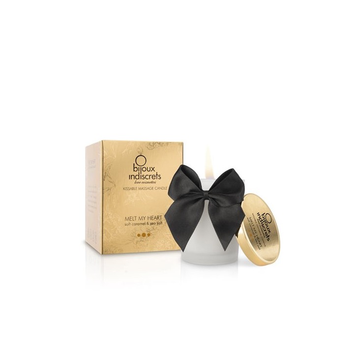 Bougie de massage embrassable - Caramel doux - Oralove