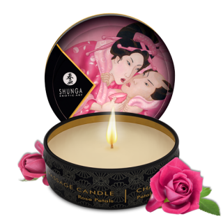 Mini bougie de massage - Aphrodisia Rose - Oralove