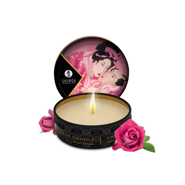 Mini bougie de massage - Aphrodisia Rose - Oralove
