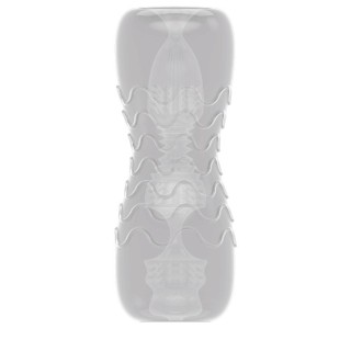 Masturbateur Dorcel Double OO 2 en 1 - Blanc - Oralove